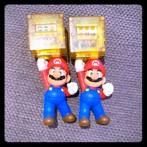 Mario brothers small toys.